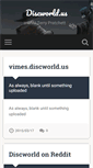 Mobile Screenshot of discworld.us