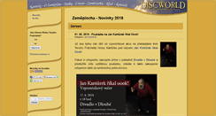 Desktop Screenshot of discworld.cz